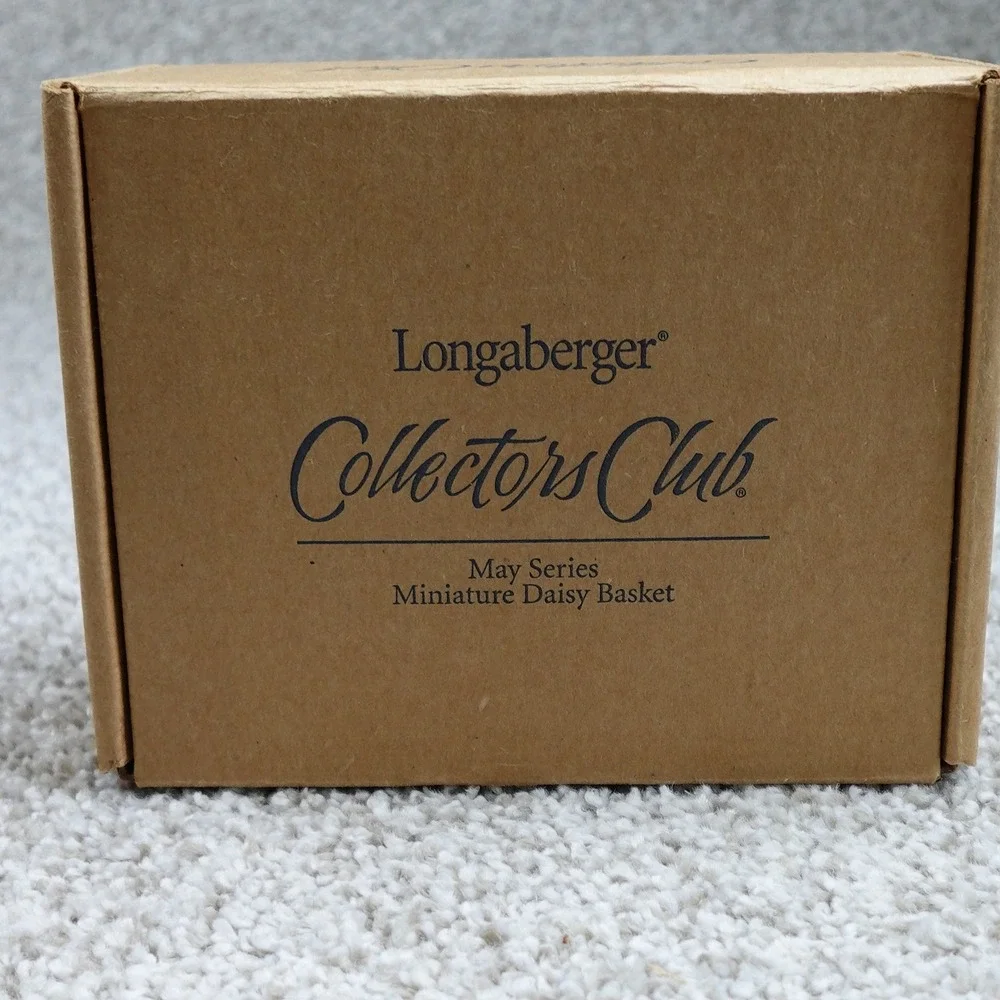 Longaberger‎ 2006 Collectors Club May Series Miniature Daisy Basket Set Retired